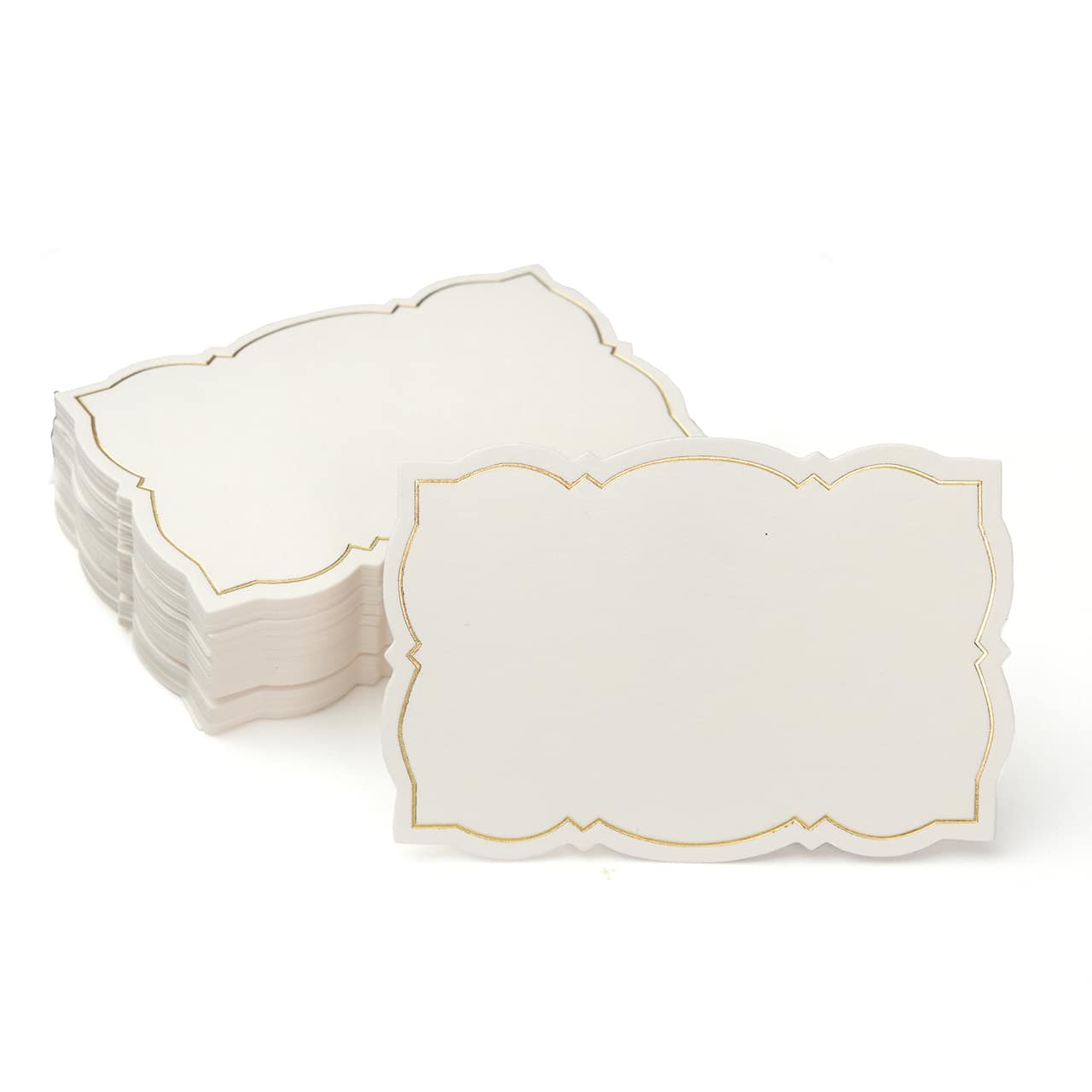 Style Me Pretty Gold Place Cards